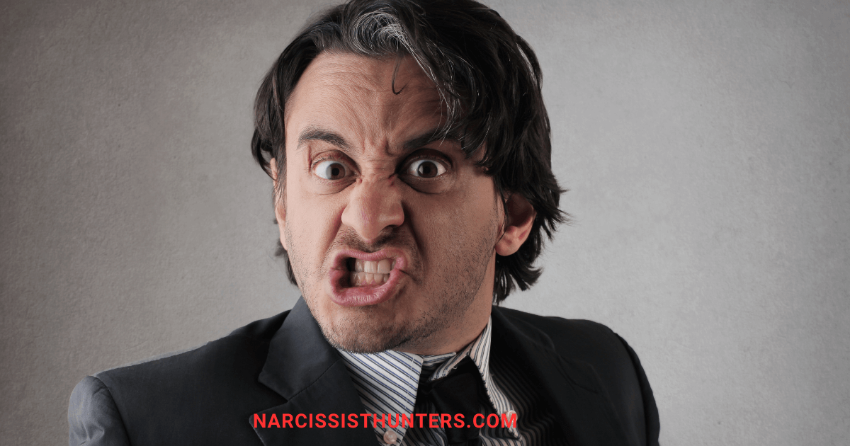 When a narcissist can’t control someone, they may lash out in anger