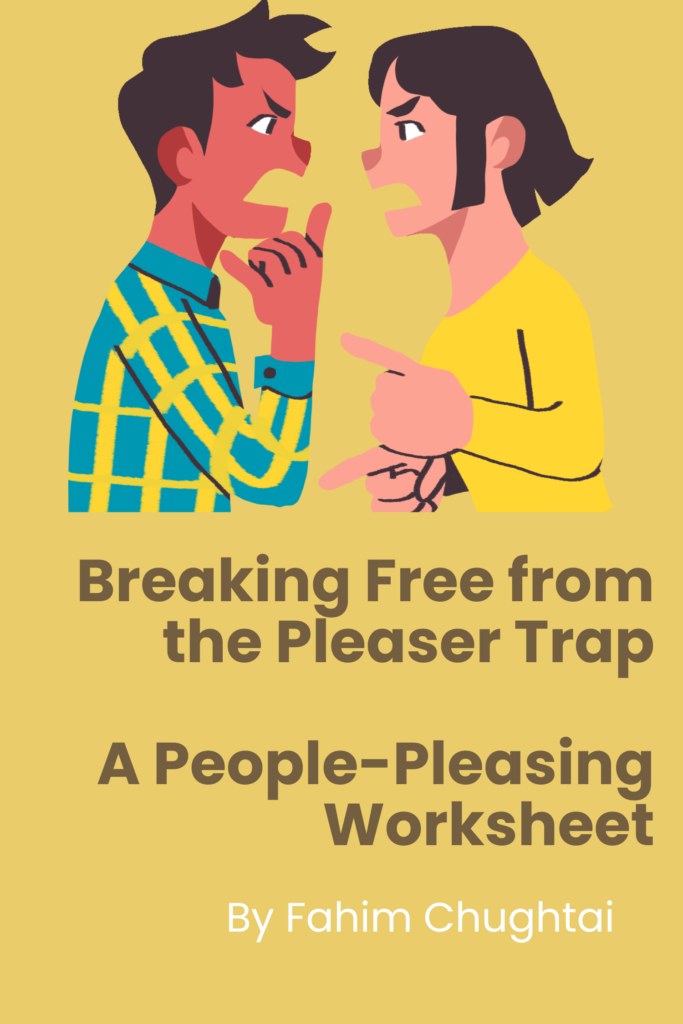 People pleasing worksheet