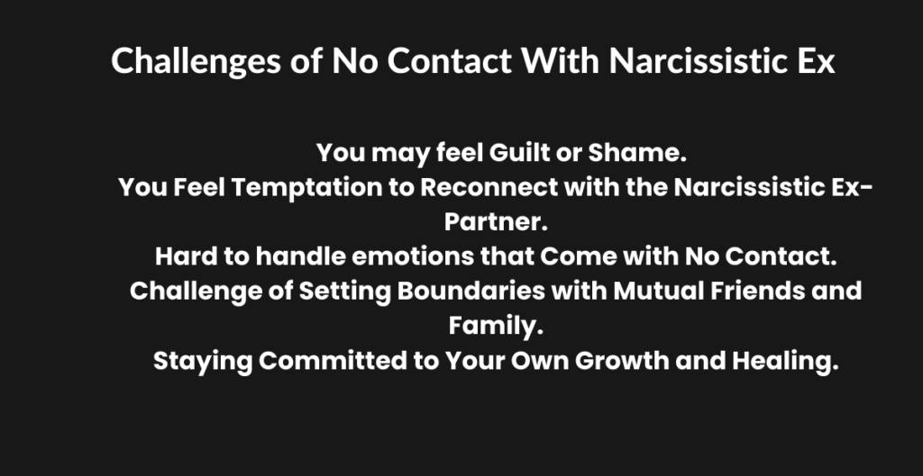 Challenges Establishing of No Contact With Narcissistic Ex