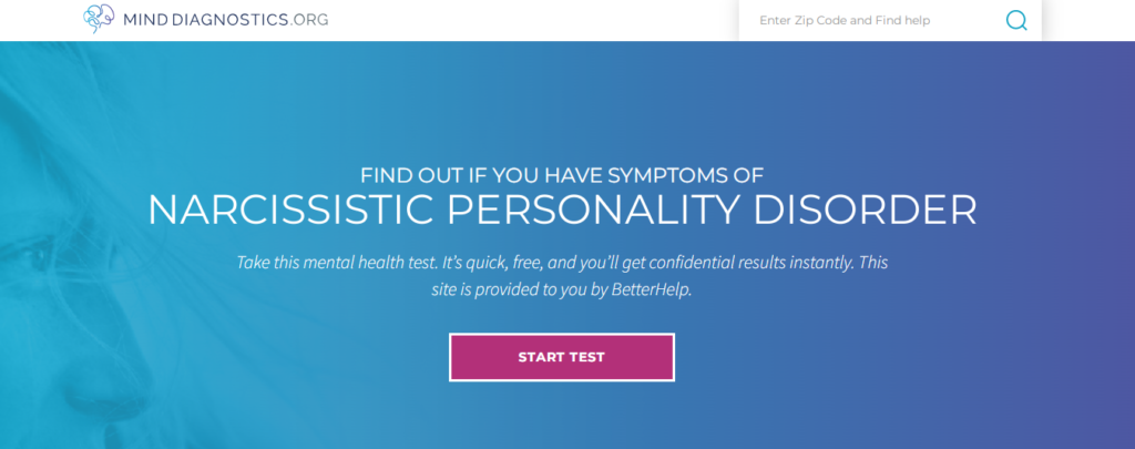 Mind Diagnostics Org Narcissistic Personality Disorder Test