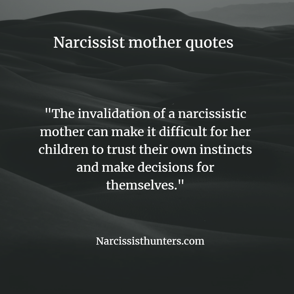Narcissistic mother quotes