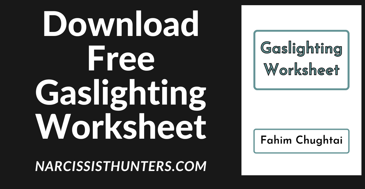 Download free gaslighting worksheet